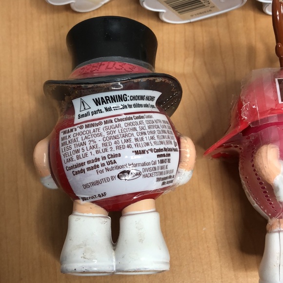 8pc Vintage 80's M&M's Minis Assorted Holiday Candy Dispensers - Picture 9 of 11